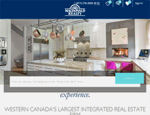 Tablet Screenshot of macrealty.com